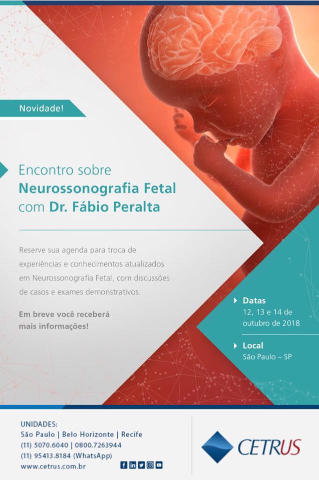Encontro sobre Neurossonografia Fetal com Dr. Fábio Peralta