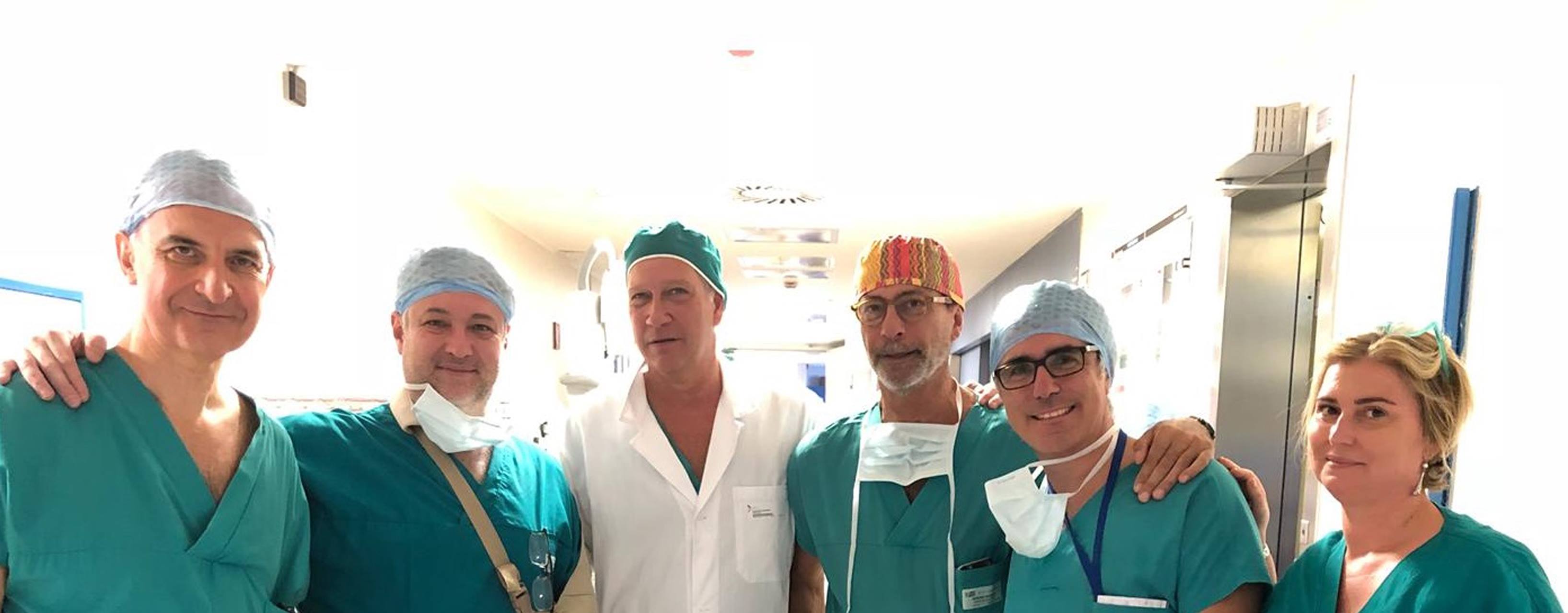 Dr. Fabio Peralta foi convidado para realizar em Milão a primeira correção da mielomeningocele.